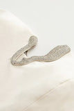 Snake Detail Strapless Skirt Set