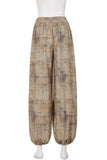 Elastic-Waist Relaxed Fit Pants