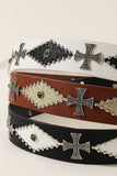 Cross Buckle Belt