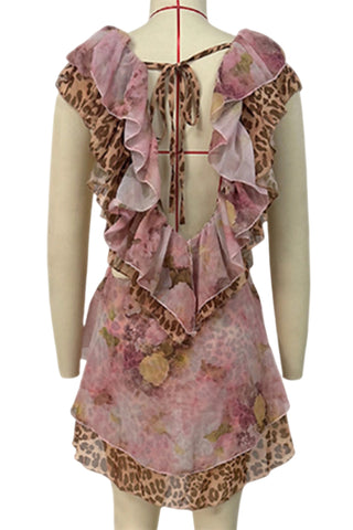 Ruffled Layered Vacation Dress