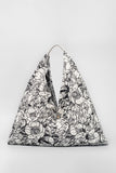 Graffiti Print Drawstring Tote