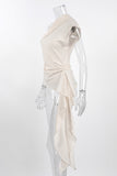Draped Asymmetric Tank Top