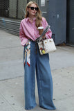 High-Waist Wide-Leg Jeans