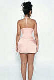 Corset Halter Mini Dress
