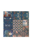 Patchwork Floral Print Square Scarf