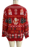 Holiday Graphic Crew Neck Knit Sweater