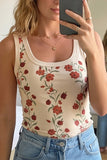 Floral Scoop-Neck Tank
