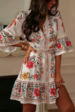 Floral Print Vacation Dress