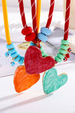 Eclectic Heart Charm Necklace