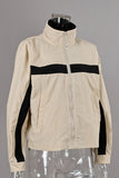 Colorblock Zip-Up Stand Collar Jacket