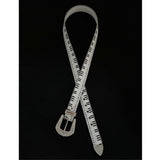 Piano Key Rhinestone Buckle Belt