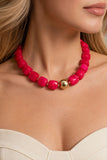 Beaded Chunky Accent Necklace