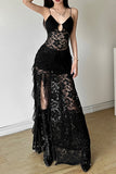 Spaghetti Strap Lace Dress