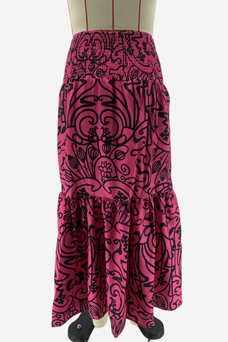 High-Waist Flowing Maxi Skirt