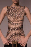Statement Text Tank Top
