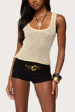 Sequin Bodycon Tank Top