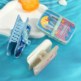 Sardine Can Graphic Rectangle Claw Clip