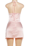 Corset Halter Mini Dress