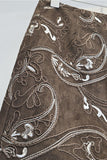 Paisley A-Line Mini Skirt