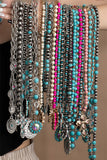 Turquoise Pendant Layered Necklace