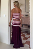 Strapless Sheer Skirt Set