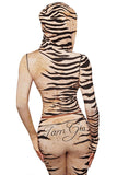 Leopard Print Hoodie and Flare Pants Set