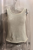 Sequin Bodycon Tank Top