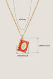 Mini Book Pendant Necklace