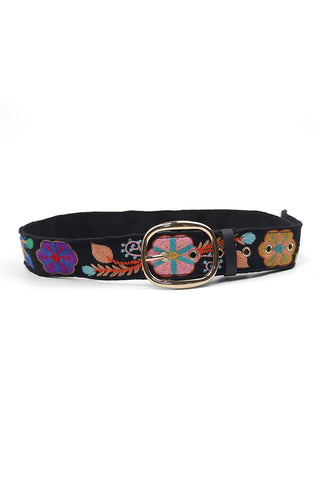 Vintage Floral Accent Belt