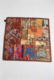 Vintage Collage Print Square Scarf