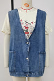 Casual Denim Vest for Effortless Style