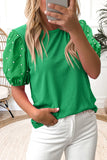 Pearl Sleeve Puff Shoulder Tee