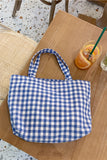 Gingham Everyday Carryall Tote Bag