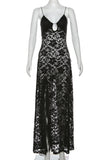 Spaghetti Strap Lace Dress