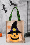 Halloween Character Applique Tote Bag