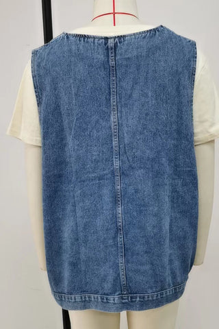 Casual Denim Vest for Effortless Style