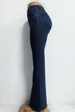 High-Waist Flare Jeans