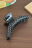 Polka Dot Acetate Hair Claw Clip
