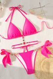 Bow-Detail Bikini Set