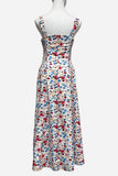 Sleeveless Floral Midi Dress