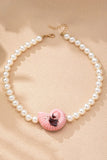 Pearl Shell Lobster Necklace