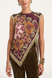 Asymmetrical Fringe Cross Top
