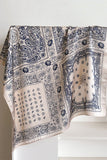 Paisley Print Satin Finish Square Scarf