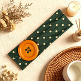 Button Accent Polka Dot Headband