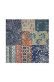 Patchwork Floral Print Square Scarf