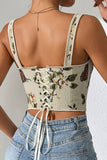 Floral Bow Strap Cami