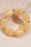 Chunky Oval Beaded Statement Bracelet