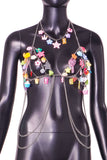 Charm-Embellished Body Chain