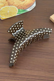 Polka Dot Acetate Hair Claw Clip