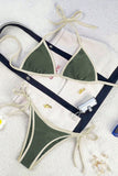 Tie-Back Halter Bikini Sets
